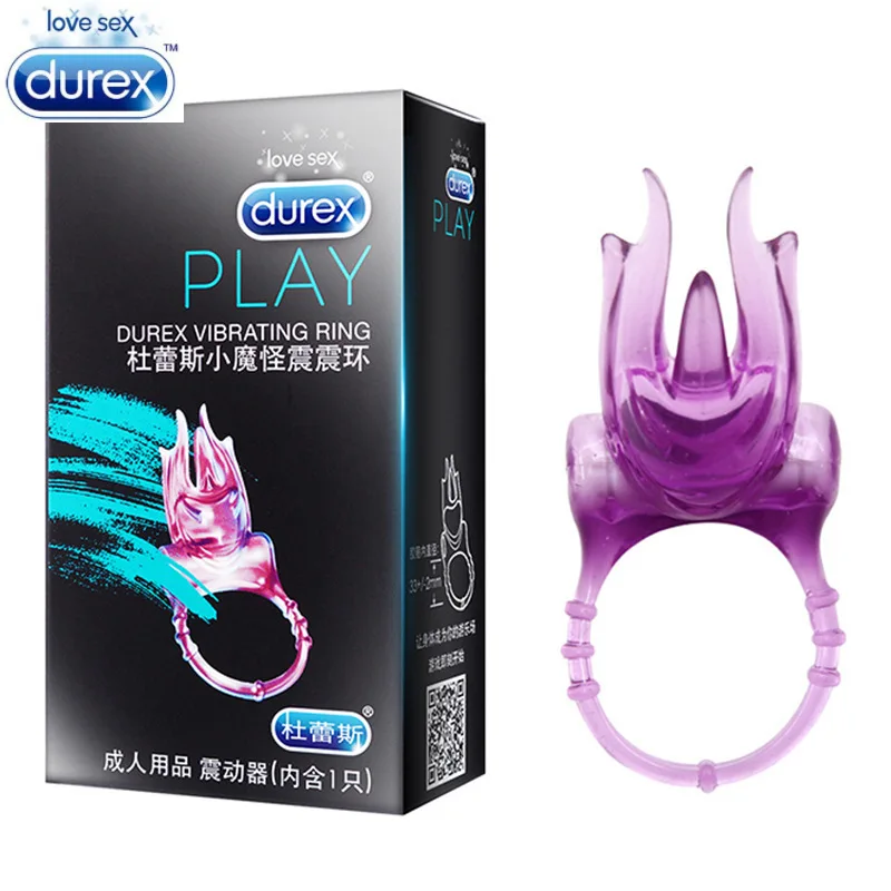 Durex вибратор клитор стимулатор пенис пръстен ултра огън малък дявол възрастни секс играчки продукти време закъснение пръстен за мъже Изображение 0