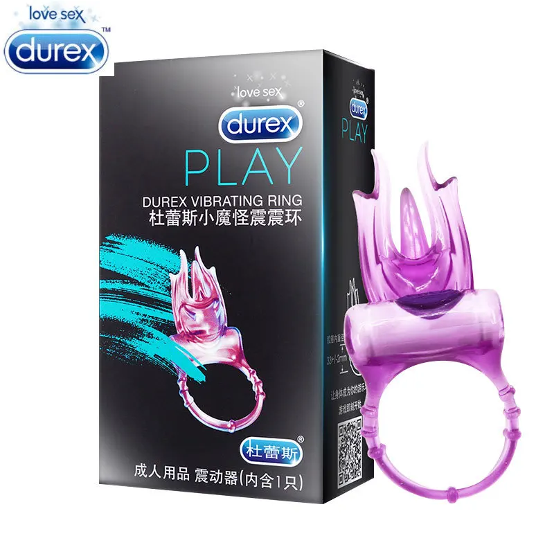 Durex вибратор клитор стимулатор пенис пръстен ултра огън малък дявол възрастни секс играчки продукти време закъснение пръстен за мъже Изображение 3