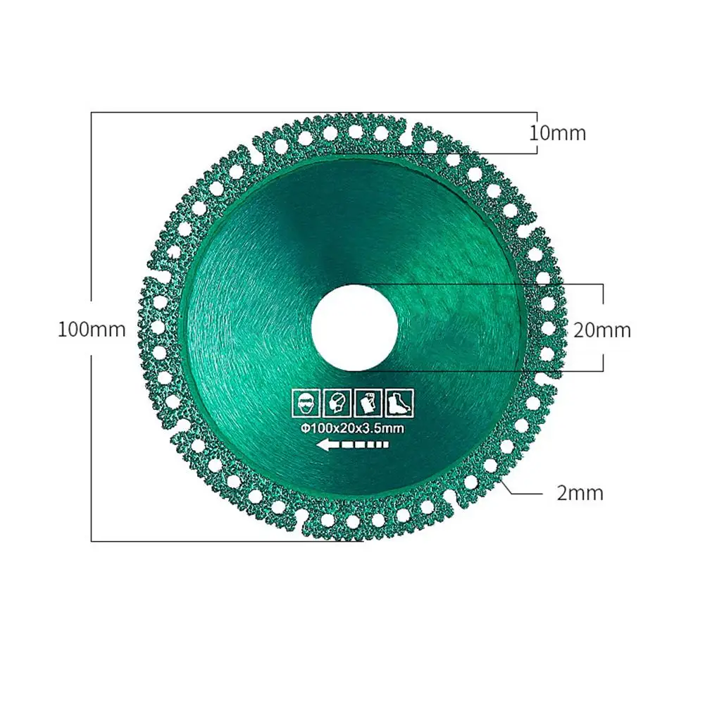 100mm керамични дискове за трион с нисък шум ултратънък мини циркуляр за сплав PVC тръба Изображение 3