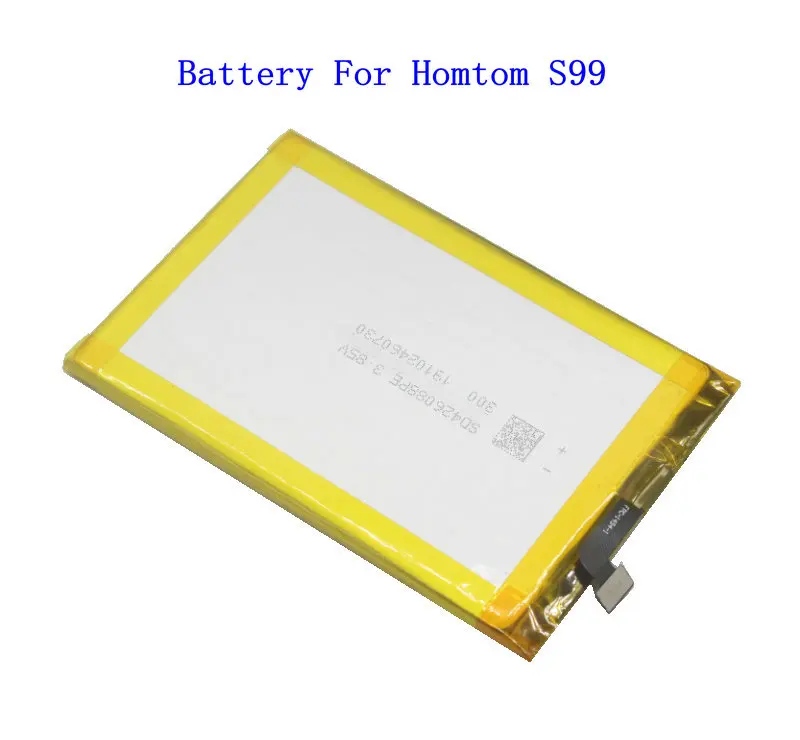1x Оригинална нова висококачествена 6200mAh батерия за батерии за мобилни телефони HOMTOM S99 Изображение 0