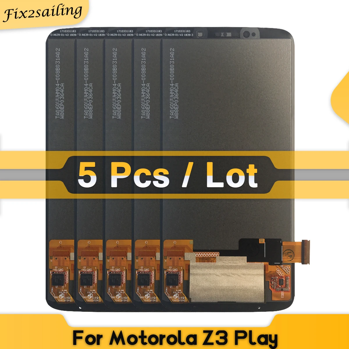 5 компютъра тестван LCD за Moto Z3 Play XT1929 дисплей LCD сензорен екран дигитайзер събрание замяна за мото Z3 Play LCD Изображение 0