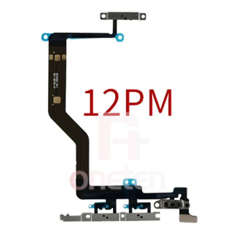 5PCS за iPhone 12 Pro MAX бутон за изключване Flex кабел Единично стартиране Плосък кабелен превключвател Включен ключ Ремонт на телефона Резервни части Изображение 4