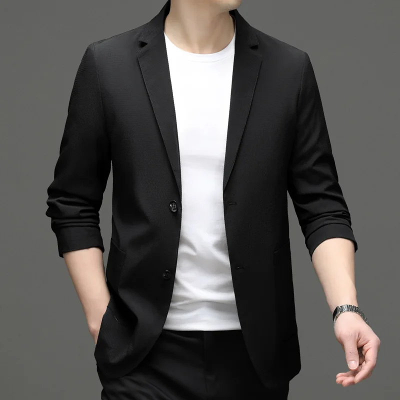 6059-2023 нов малък костюм мъжки корейски версия на тънък костюм мъжки младежки костюм яке Изображение 2