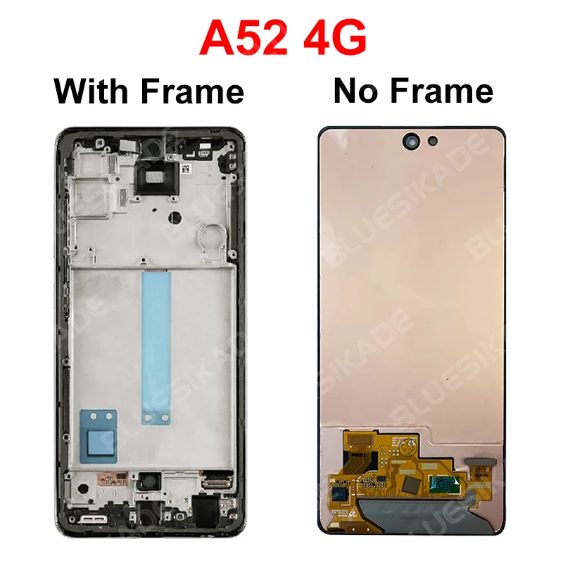 OLED за Samsung Galaxy A52 5G A526 A526B LCD дисплей A52 4G A525 A525F сензорен екран за A52s 5G LCD A528 A528B Замяна на части Изображение 2