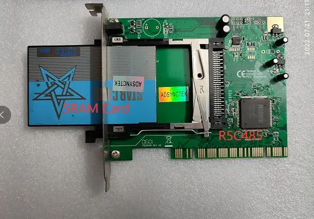 PCI към PCMCIA P2CB485 Нова PCI-PCMCIA PC карта ATA P2 A2 карта SRAM карта четец поддържа 16/32bit CARDBUS functioRicoh R5C485 чип Изображение 2
