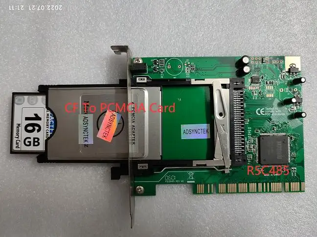 PCI към PCMCIA P2CB485 Нова PCI-PCMCIA PC карта ATA P2 A2 карта SRAM карта четец поддържа 16/32bit CARDBUS functioRicoh R5C485 чип Изображение 3
