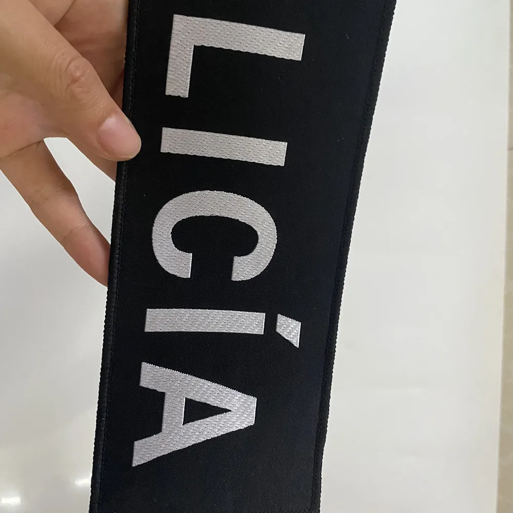 Policía Patches 2 броя Голям отразяващ пластир 27x8cm Черни полицейски лепенки за яке с полицейска жилетка Изображение 2