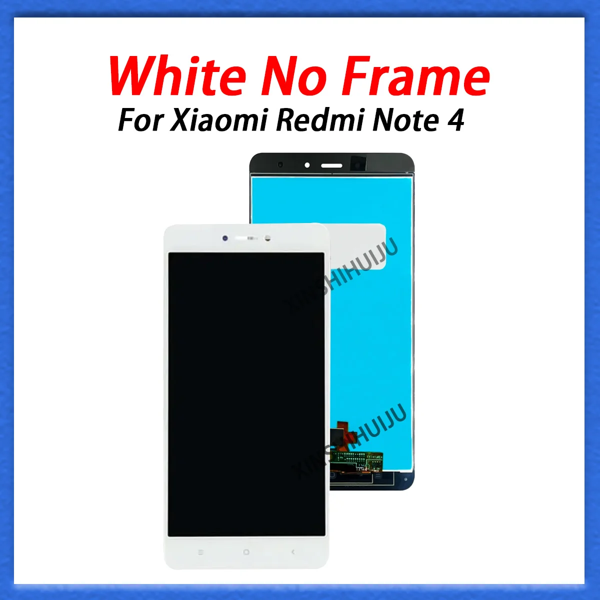 TFT LCD за Xiaomi Redmi Note 4 глобална версия Snapdragon 625 дисплей сензорен екран дигитайзер бележка 4 с рамка Изображение 2