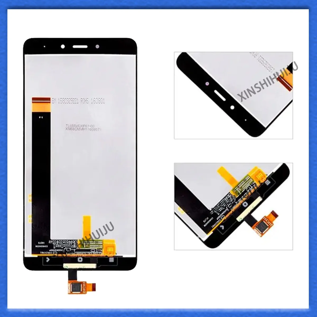 TFT LCD за Xiaomi Redmi Note 4 глобална версия Snapdragon 625 дисплей сензорен екран дигитайзер бележка 4 с рамка Изображение 5