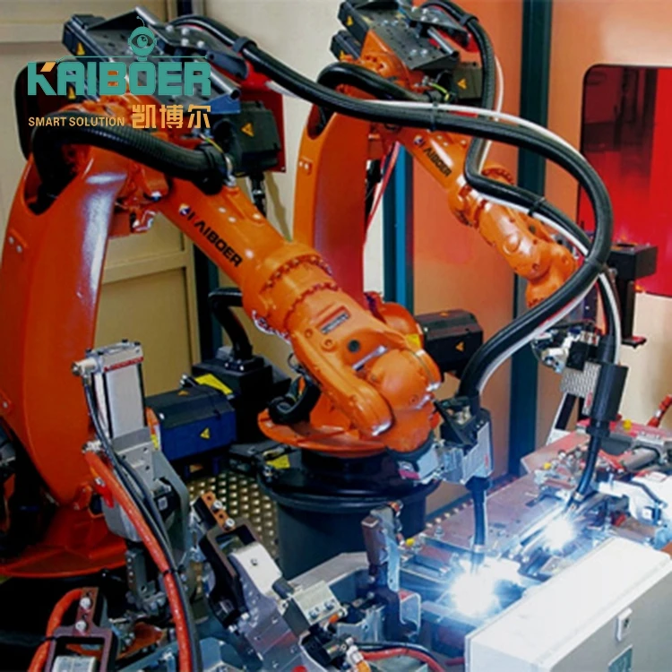 Автоматична роботизирана ръка за заваряване / коване Обработка Индустриален робот Механична ръка Изображение 5