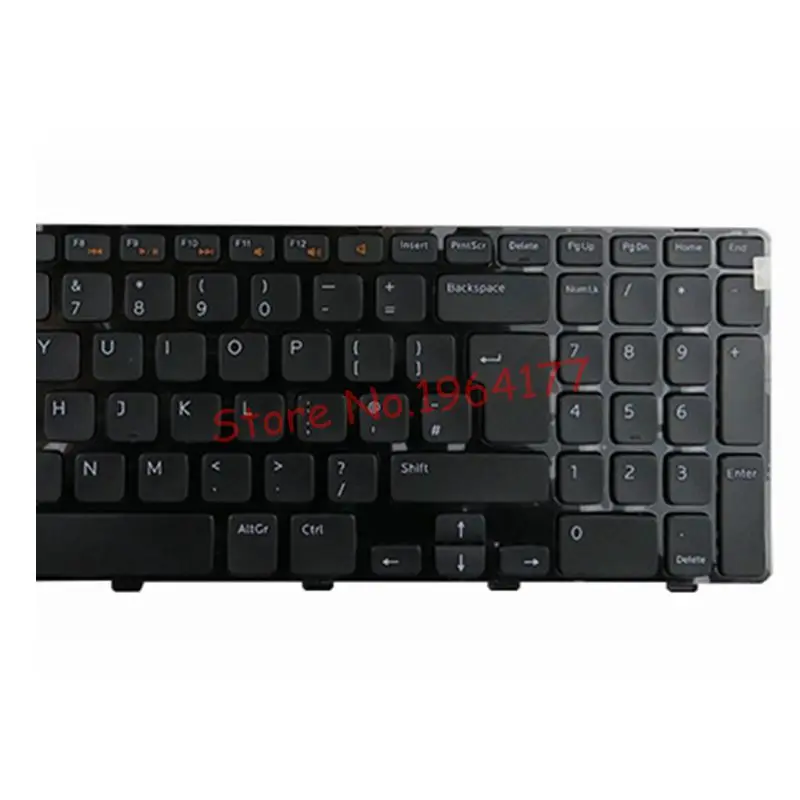 Английски лаптоп клавиатура за DELL за Inspiron N5110 M5110 M501Z N5110 UK черен New V119625AK1 9J. N0H82. Л1Е Изображение 2