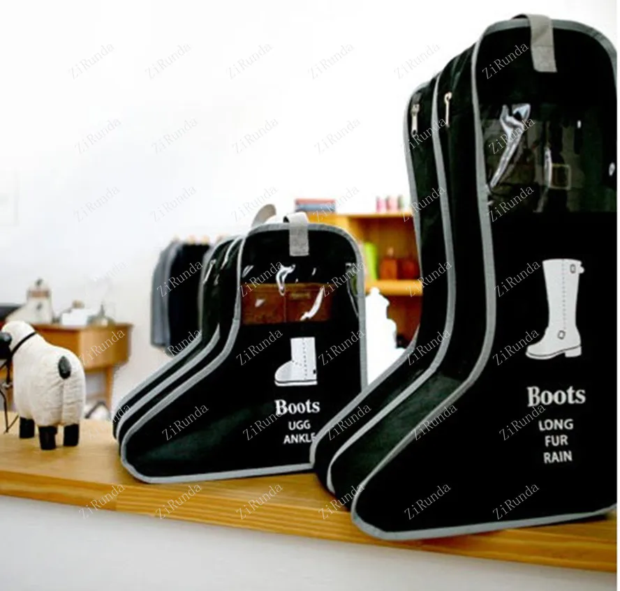 Безплатна доставка Пътни ботуши, къси ботуши, ботуши за сняг, чанта за съхранение, видима прахоустойчива чанта, чанта за обувки, покривало за обувки, организиращ комплект Изображение 4