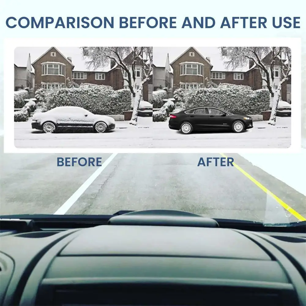  гореща продажба 1 ~ 10PCS снегорин кола многофункционален практически спести време много ефективно не уврежда повърхността на превозното средство Изображение 1