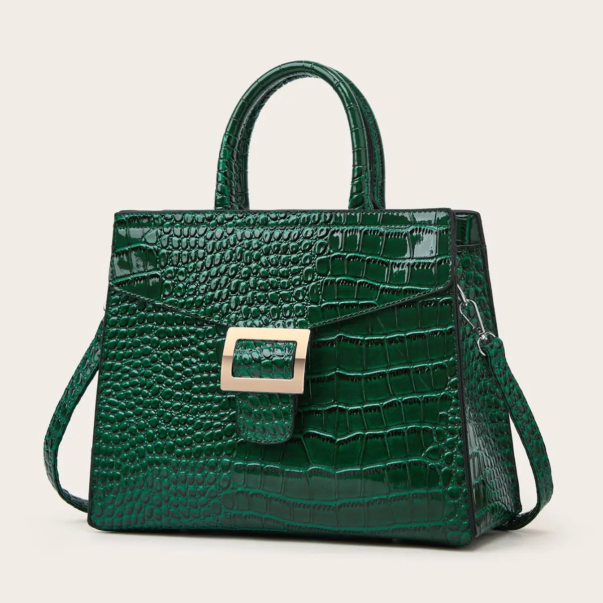 Дамско куфарче чанта изкуствена кожа дизайнер луксозна чанта 2023 черен зелен ръчни чанти за жени Bolso Mujer Sac Femme вино червено Изображение 3