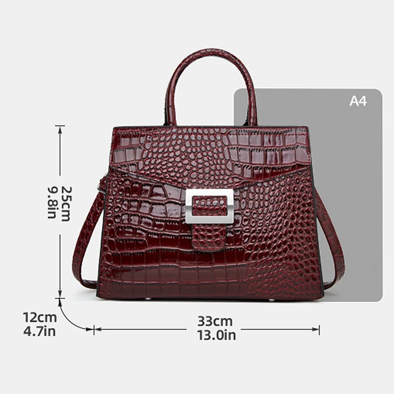 Дамско куфарче чанта изкуствена кожа дизайнер луксозна чанта 2023 черен зелен ръчни чанти за жени Bolso Mujer Sac Femme вино червено Изображение 5
