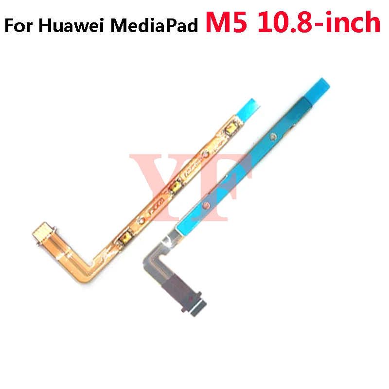 За Huawei M5 M3 Lite 8.4 10.1 10.8 инча Сила на звука ON / OFF бутон конектор Flex кабел лента ремонт части Изображение 2