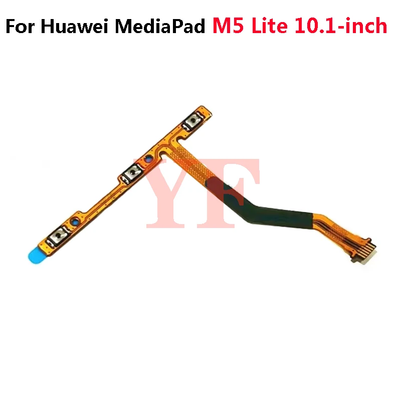 За Huawei M5 M3 Lite 8.4 10.1 10.8 инча Сила на звука ON / OFF бутон конектор Flex кабел лента ремонт части Изображение 3