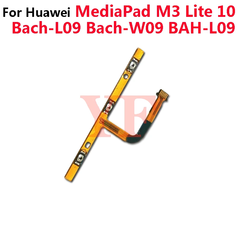 За Huawei M5 M3 Lite 8.4 10.1 10.8 инча Сила на звука ON / OFF бутон конектор Flex кабел лента ремонт части Изображение 5