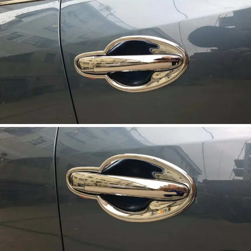За Mazda 2 Demio 2015 2016 2017 2018 2019 Екстериорни аксесоари ABS хром кола врата дръжка улов защита капачка капак тапицерия Изображение 1
