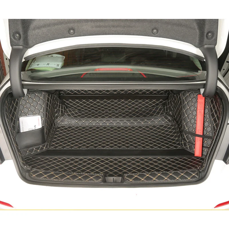 За Хонда Сивик 11th 2022 Кола багажник Мат Задна облицовка на багажника Товар Кожен под Протектор за килими Аксесоари Килими Стайлинг Изображение 2