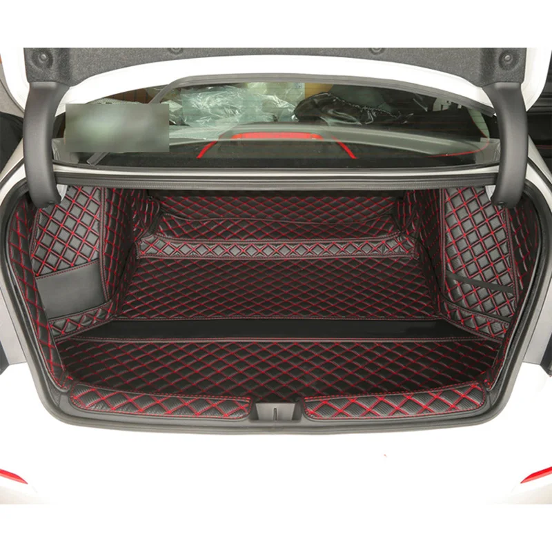 За Хонда Сивик 11th 2022 Кола багажник Мат Задна облицовка на багажника Товар Кожен под Протектор за килими Аксесоари Килими Стайлинг Изображение 3