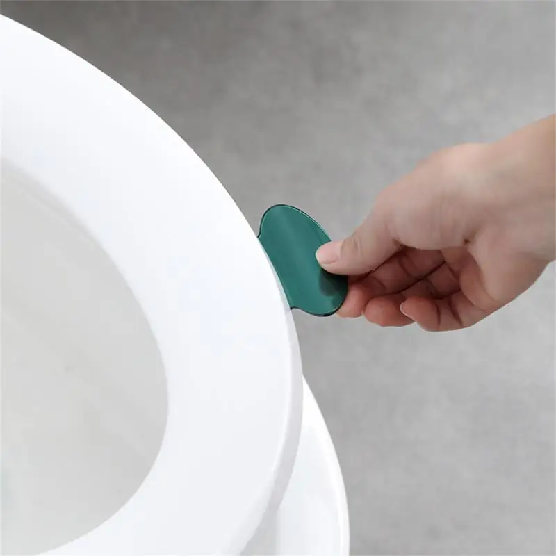 Капак на тоалетната чиния без мръсен капак на ръката Flip тоалетна капак Flap повдигане устройство тоалетна дръжка тоалетна клапа дръжка преносим Изображение 5