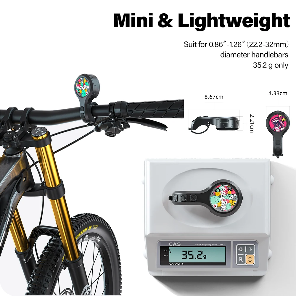 Мини електрически рог аларма за колоездене велосипед звънец водоустойчив USB акумулаторна силна анти-кражба велосипед рога за MTB пътни скутери Изображение 5