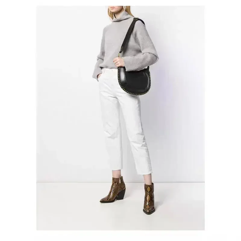 Нов стил женски пънк стил нит подмишниците чанта личност чанта мода Изображение 0