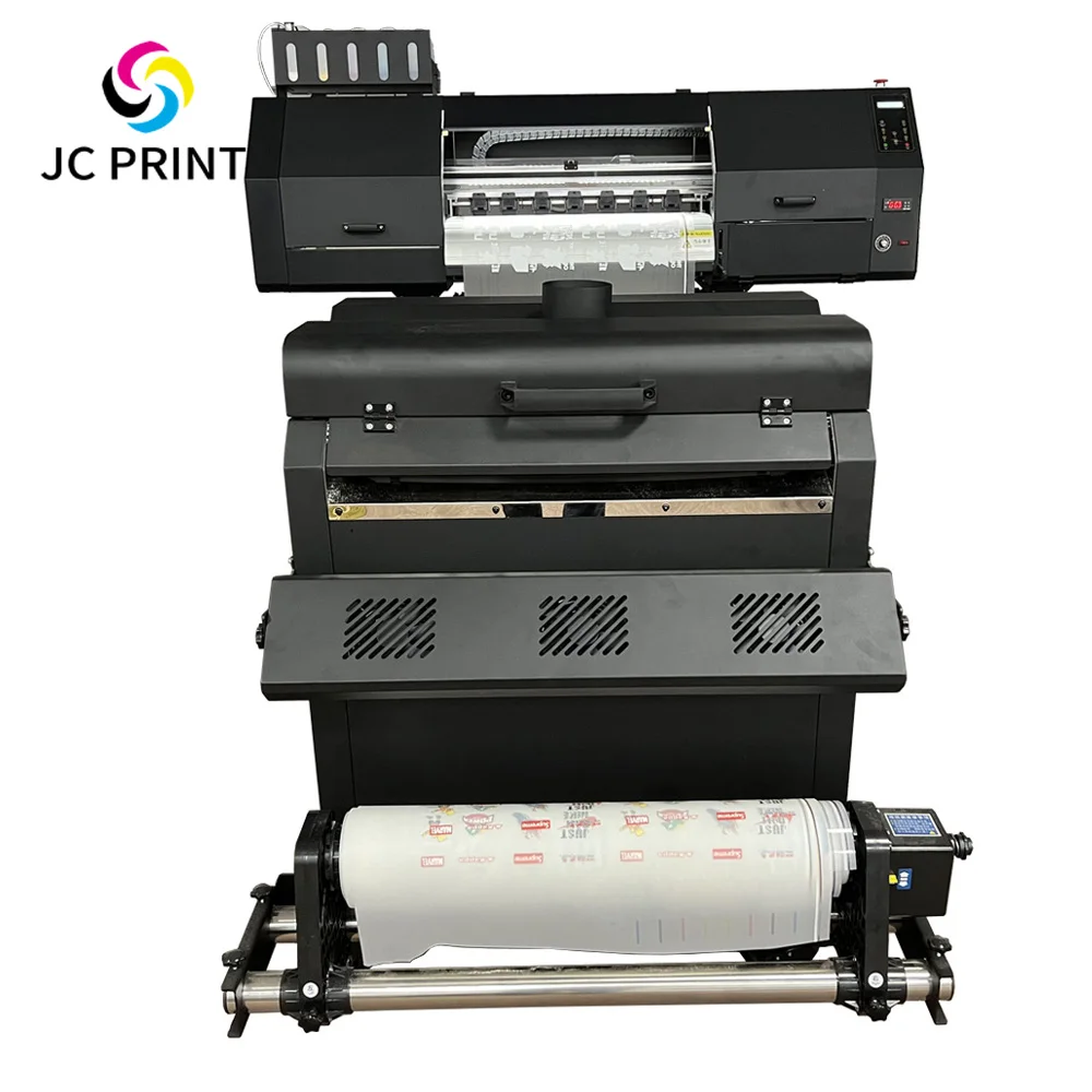 нов цифров a1 24 инча 60cm 2 глави XP600 I3200 dtf принтер с машина за разклащане на прах Изображение 3