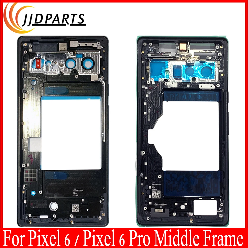 Ново за Google Pixel 6 Pro средна рамка рамка LCD поддръжка Mid лицева рамка рамка резервни части за Google Pixel 6 средна рамка Изображение 0