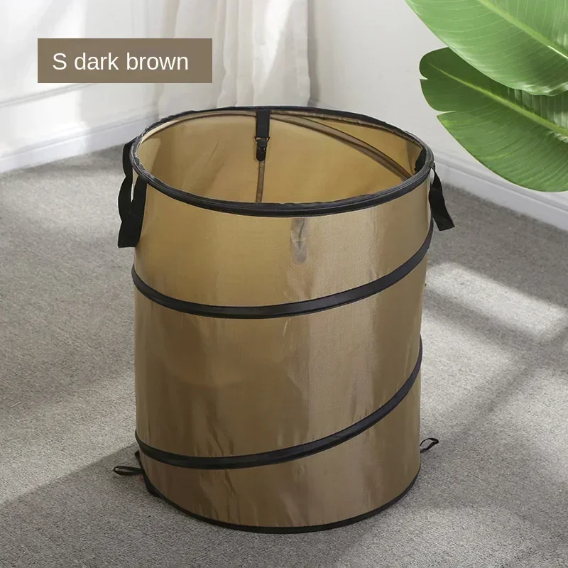Открит къмпинг сгъваем боклук може преносим къмпинг пикник кофа за съхранение голяма сгъваема торба боклук чанта Изображение 1