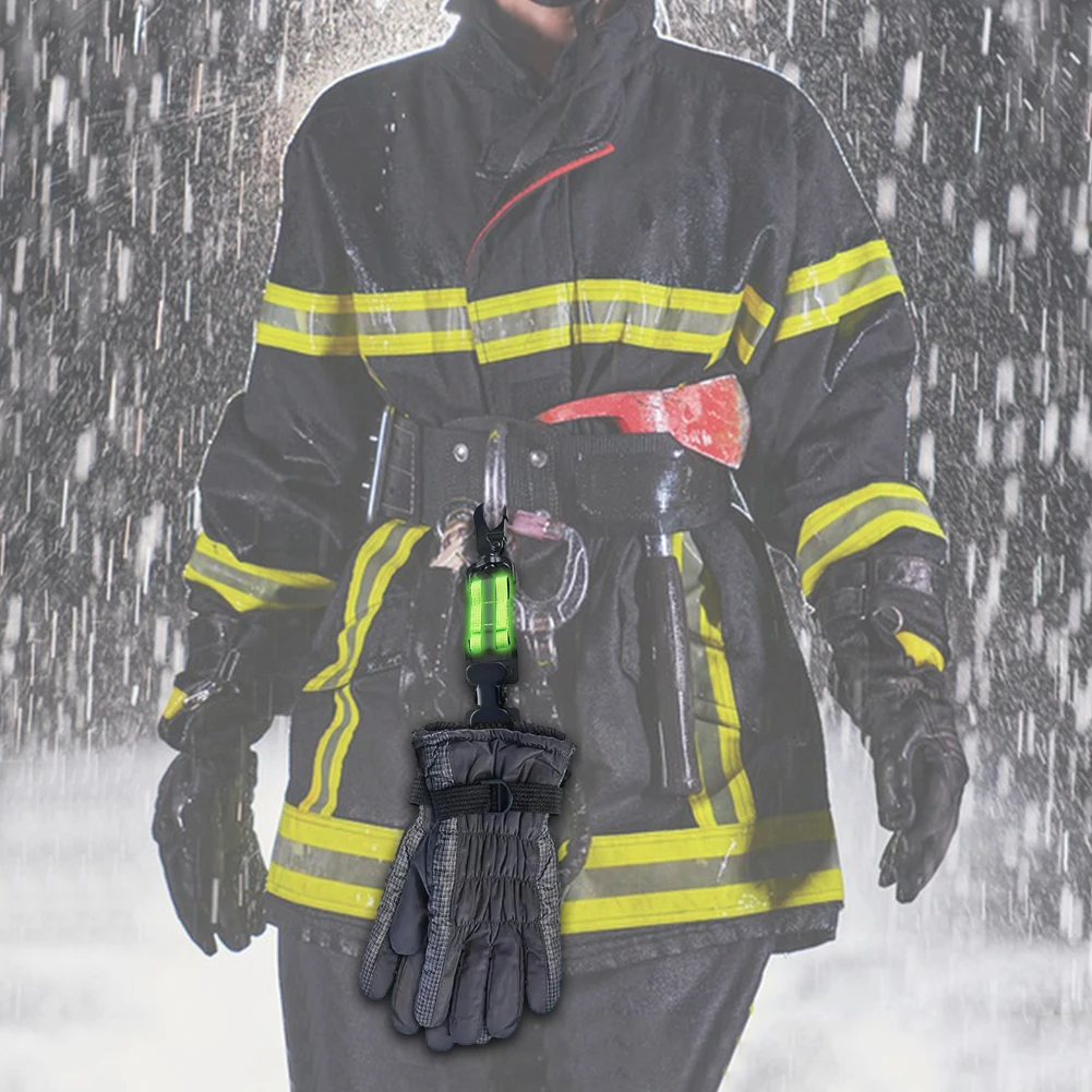 Пожарникар жабка каишка безопасност ръкавица притежателя тежкотоварни ръкавици колан клип за работа пожарникар спасяване пожарна екипировка аксесоари Изображение 1